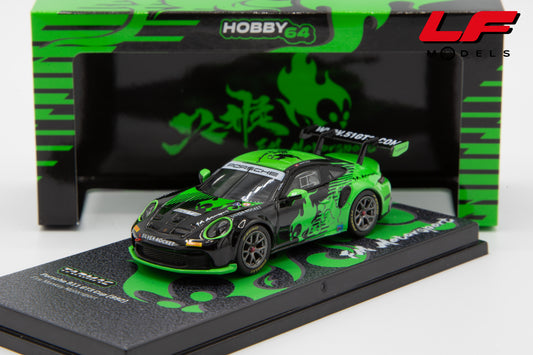 modellino porsche 911 gt3 cup tarmac 1:64 frontale