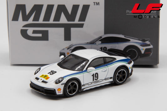 modellino porsche 911 dakar mini gt 1:64