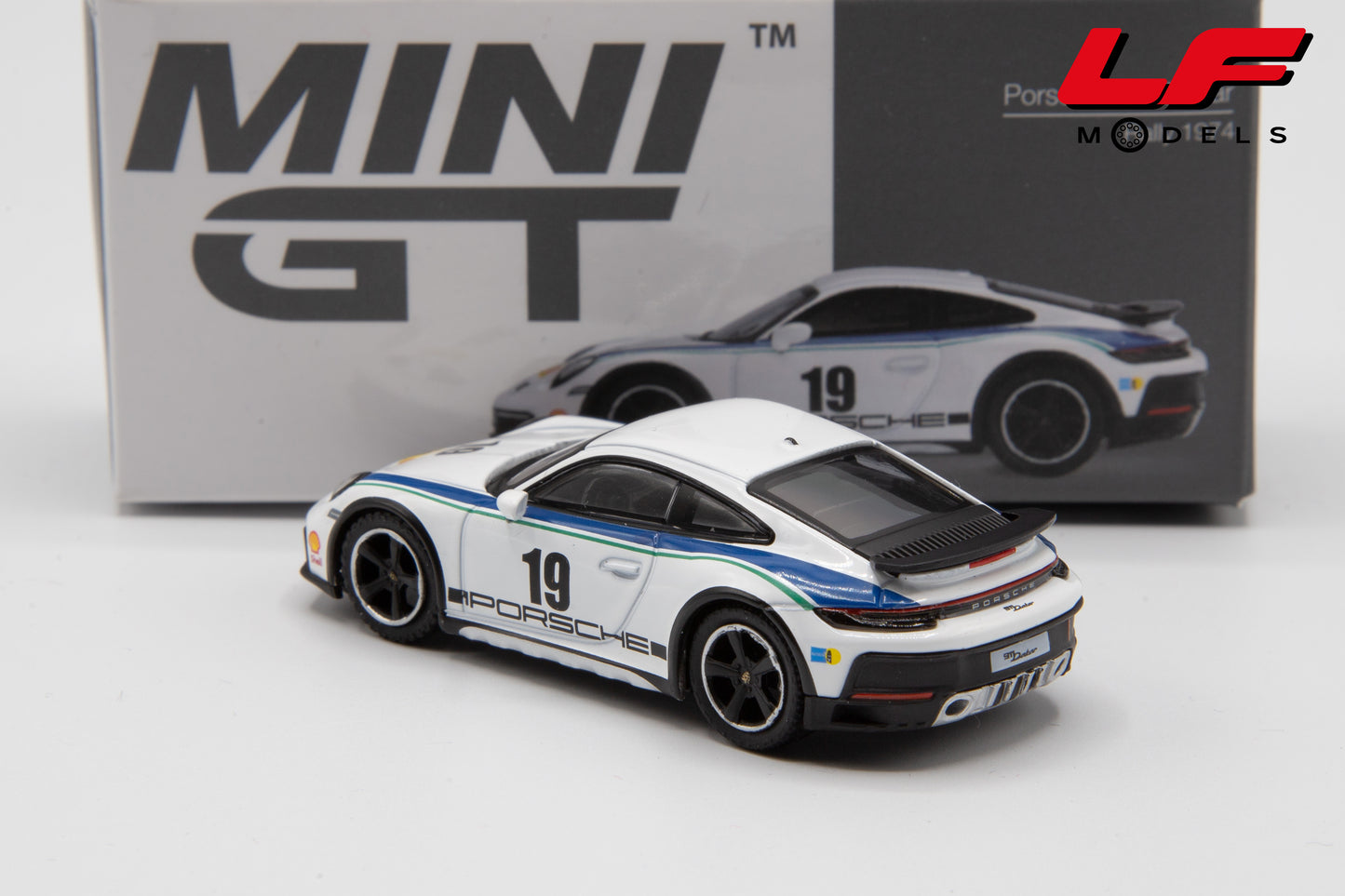 modellino porsche 911 dakar mini gt 1:64