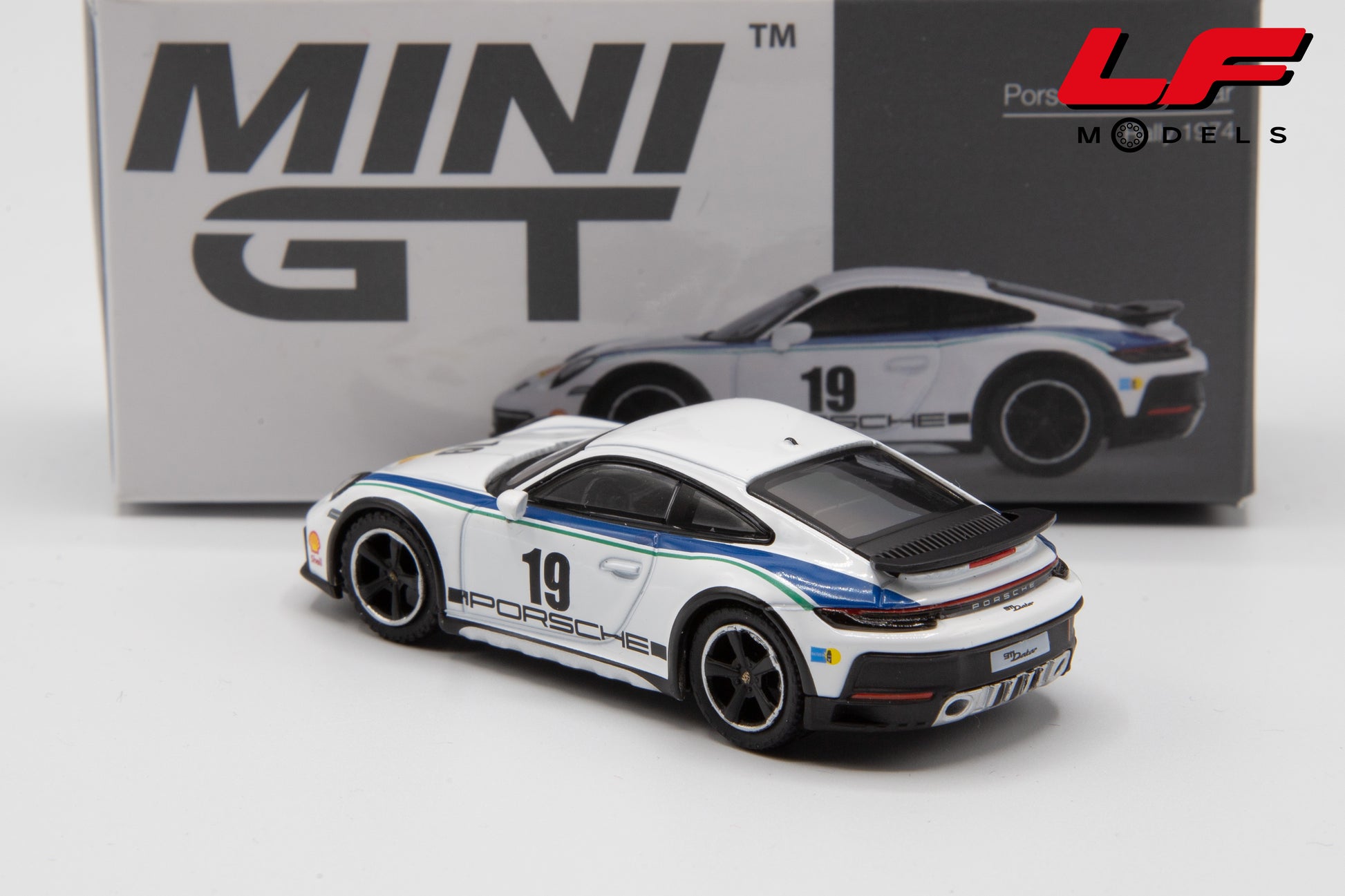 modellino porsche 911 dakar mini gt 1:64