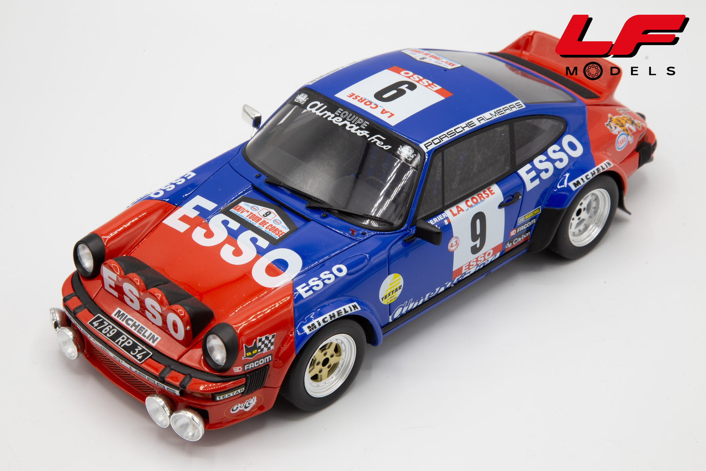 modellino porsche 911 rally ottomobile 1:18