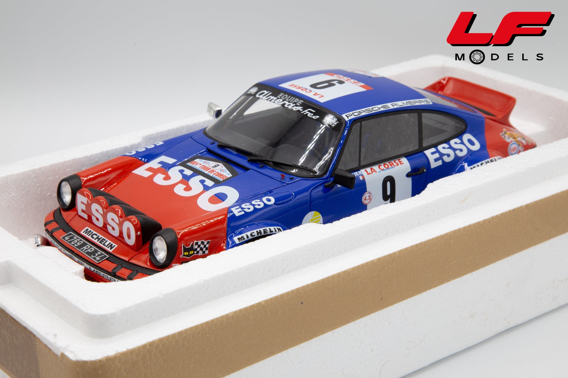 modellino porsche 911 rally ottomobile 1:18