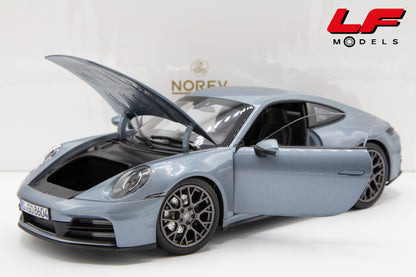 modellino porsche 911 992 norev 1:18 frontale