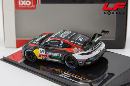 modellino porsche 911 gt3 cup ixo models 1:43 posteriore