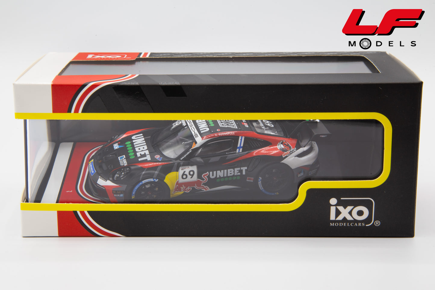 modellino porsche 911 gt3 cup ixo models 1:43 scatola