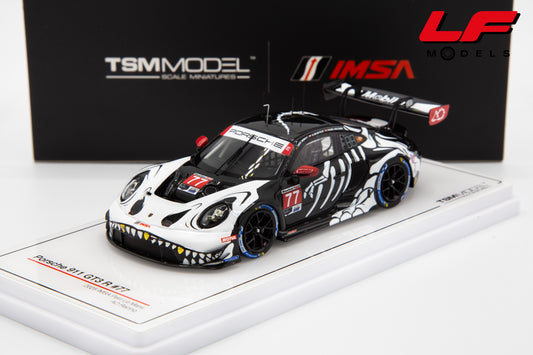 modellino porsche 911 gt3 r imsa tsm 1:43 TSM430905 vista frontale
