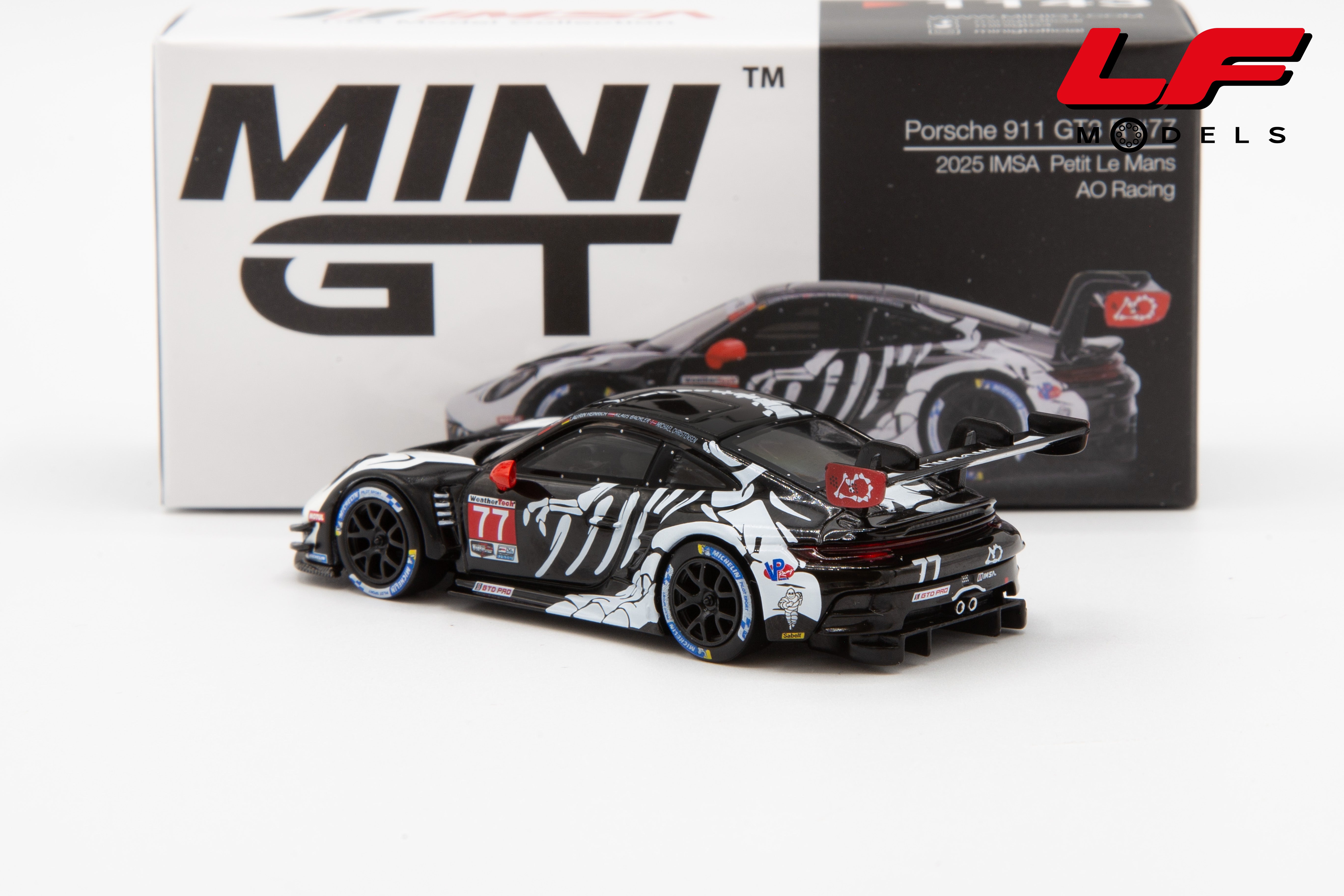 Mini GT Porsche 911 GT3 R Skeleton Rexy MGT01143-L 1:64 | LF Models