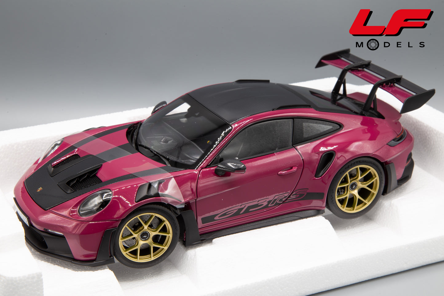 modellino porsche 911 gt3 rs norev 1:18 frontale