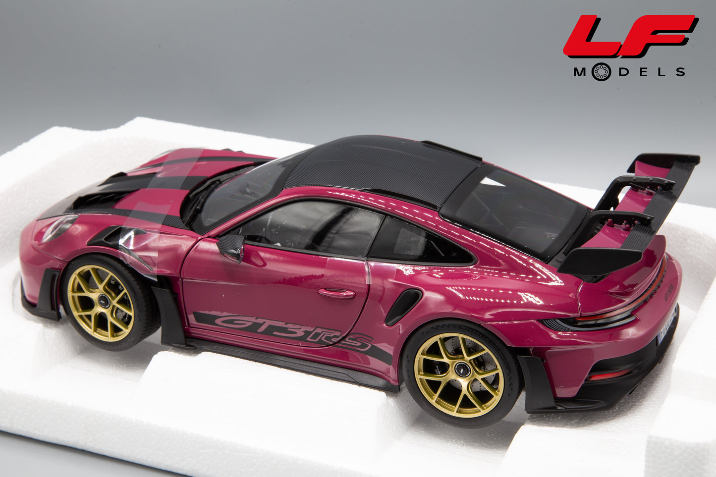 modellino porsche 911 gt3 rs norev 1:18 posteriore