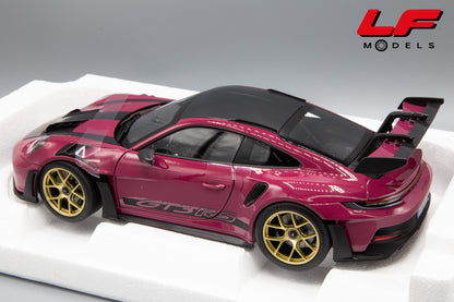 modellino porsche 911 gt3 rs norev 1:18 posteriore