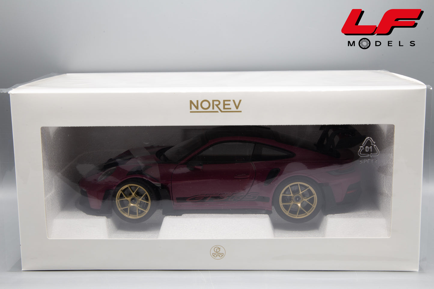 modellino porsche 911 gt3 rs norev 1:18 scatola