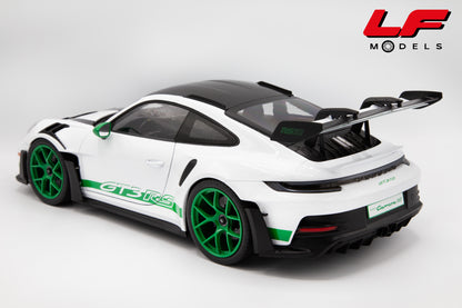 NOREV PORSCHE 911 992 GT3 RS TRIBUTE TO CARRERA RS 2022 WHITE GREEN 1:12