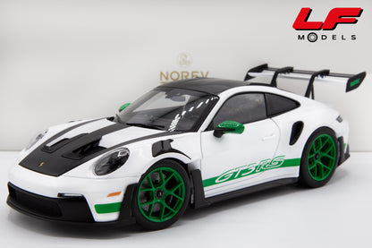 modellino porsche 911 gt3 rs norev 1:18 frontale