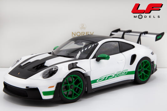 modellino porsche 911 gt3 rs norev 1:18 frontale