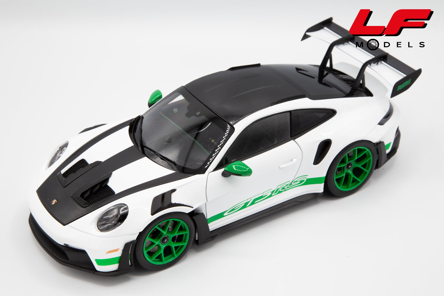 modellino porsche 911 gt3 rs norev 1:18 frontale
