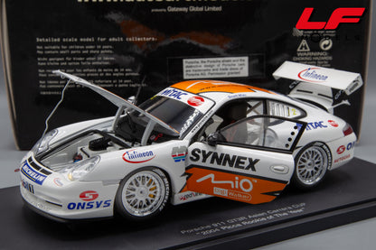 modellino porsche 911 gt3r asian cup 2004 autoart 1:18 frontale