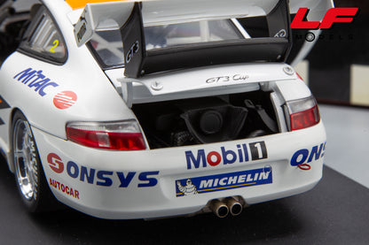 modellino porsche 911 gt3r asian cup 2004 autoart 1:18 motore