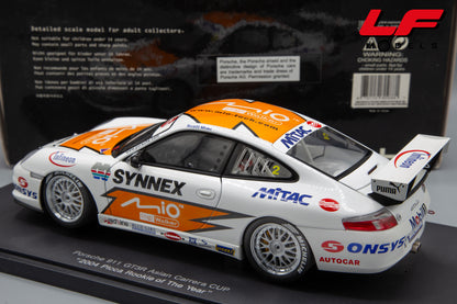 modellino porsche 911 gt3r asian cup 2004 autoart 1:18 posteriore
