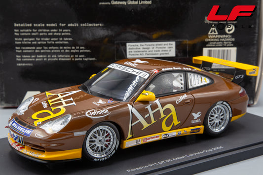 modellino porsche 911 gt3r asian cup 2004 autoart 1:18 frontale