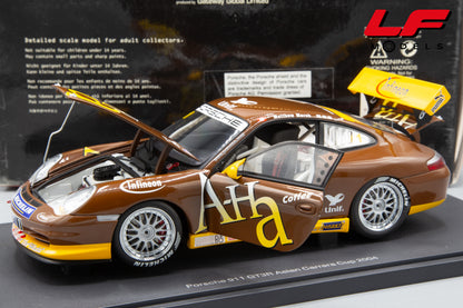 modellino porsche 911 gt3r asian cup 2004 autoart 1:18 frontale