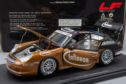 modellino porsche 911 gt3r asian cup 2004 autoart 1:18 frontale