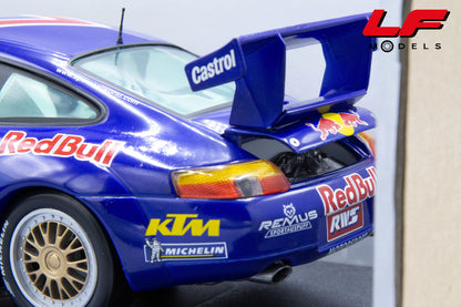 modellino porsche 911 gt3 r redbull sunstar 1:18 posteriore
