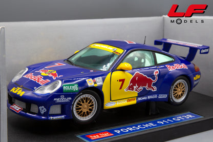 modellino porsche 911 gt3 r redbull sunstar 1:18 frontale