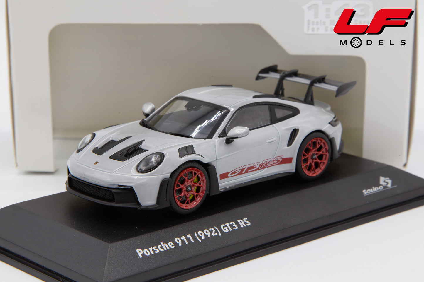 modellino porsche 911 992 gt3 rs solido 1:43