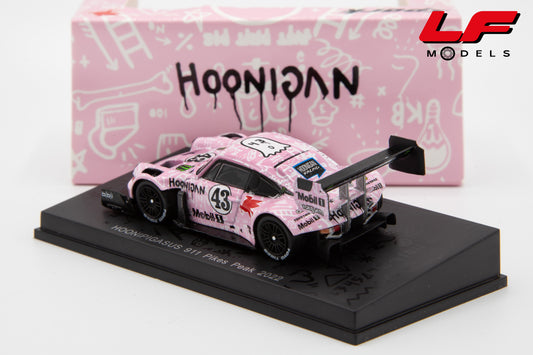 modellino porsche 911 pikes peak rally ken block spark 1:64 64S053 vista posteriore