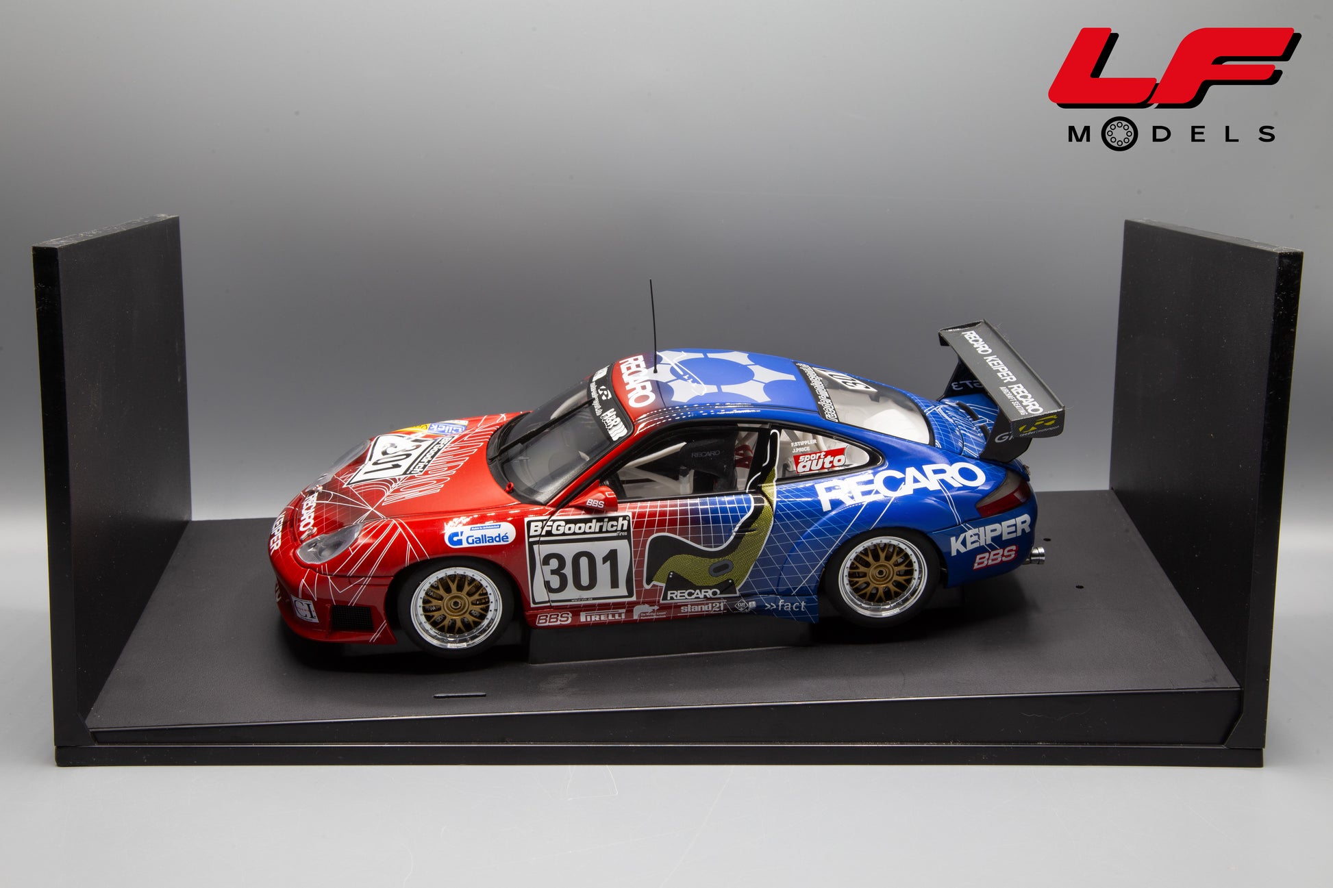 modellino porsche 911 gt3 rs recaro autoart 1:18 imballo