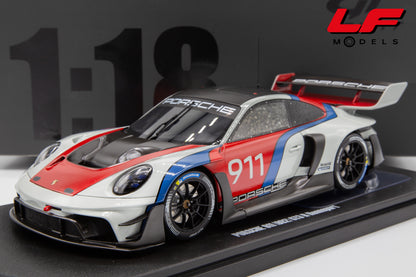 modellino porsche 911 gt3 r rennsport gt spirit 1:18 GT495 vista frontale