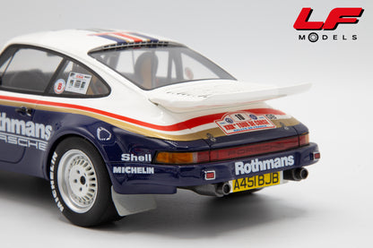 modellino porsche 911 sc rothmans 1:18 ottomobile posteriore