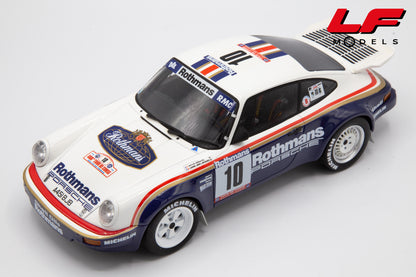 modellino porsche 911 sc rothmans 1:18 ottomobile frontale