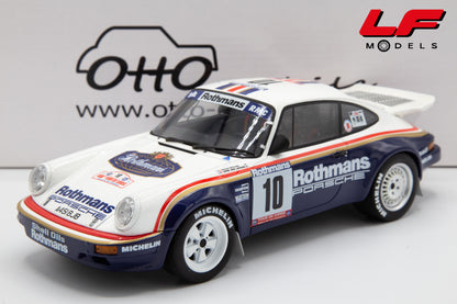modellino porsche 911 sc rothmans 1:18 ottomobile frontale