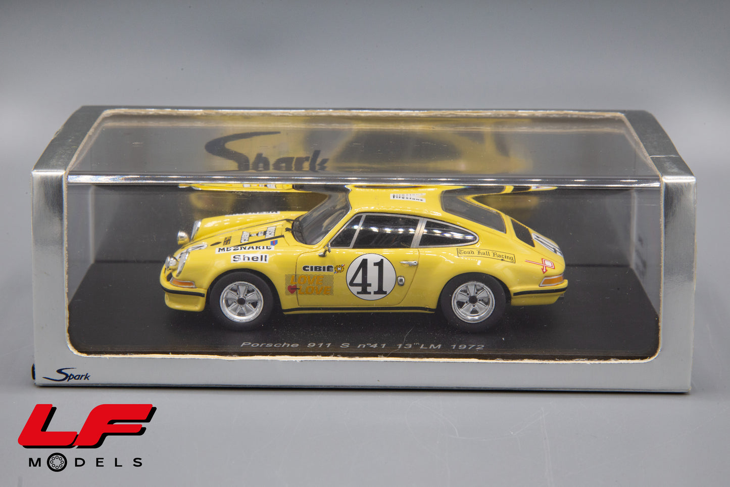 modellino porsche 911 s lm spark 1:43 scatola