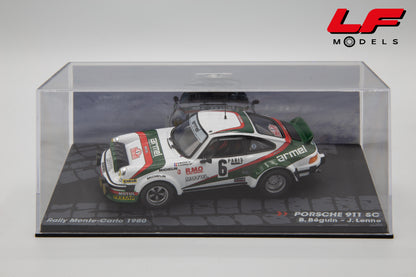 modellino porsche 911 sc rally montecarlo edicola 1:43 vista teca