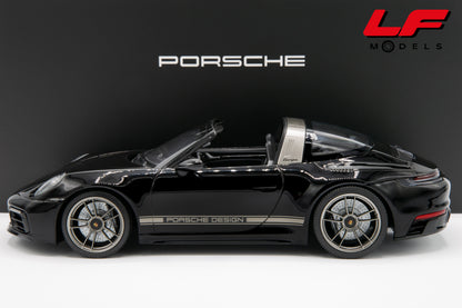modellino porsche 911 992 targa minichamps 1:18 WAP0215410TTRG vista laterale