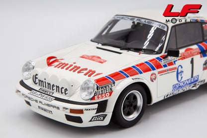 modellino porsche 911sc rally ottomobile 1:18 frontale