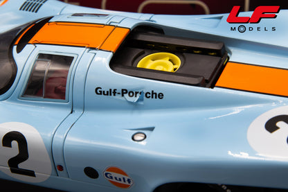 modellino porsche 917k daytona gulf autoart 1:18 difetto decal