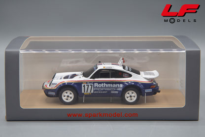 modellino porsche 953 dakar spark 1:43 scatola