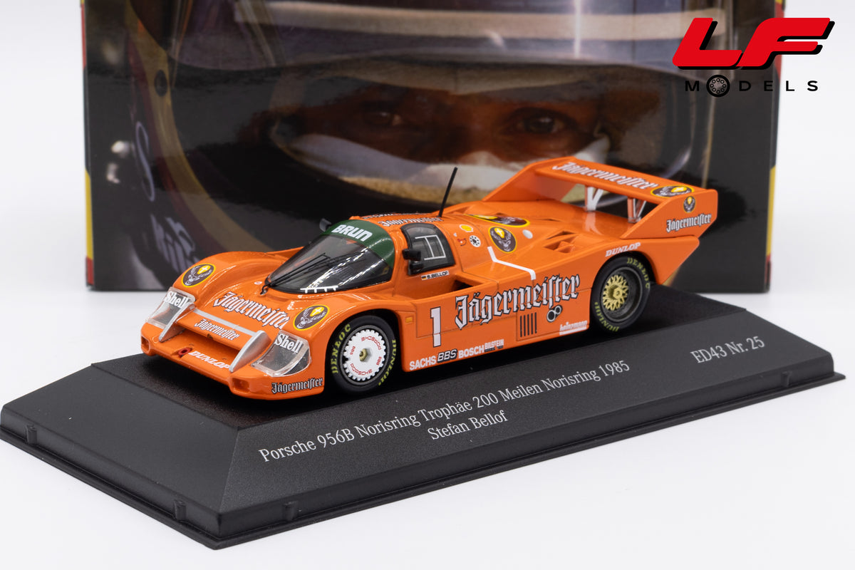 modellino porsche 956b norisring cmr 1:43 SBC025 vista frontale