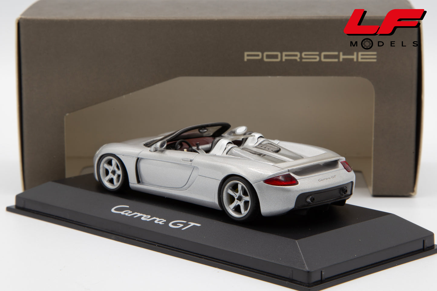 modellino porsche carrera minichamps 1:43 posteriore