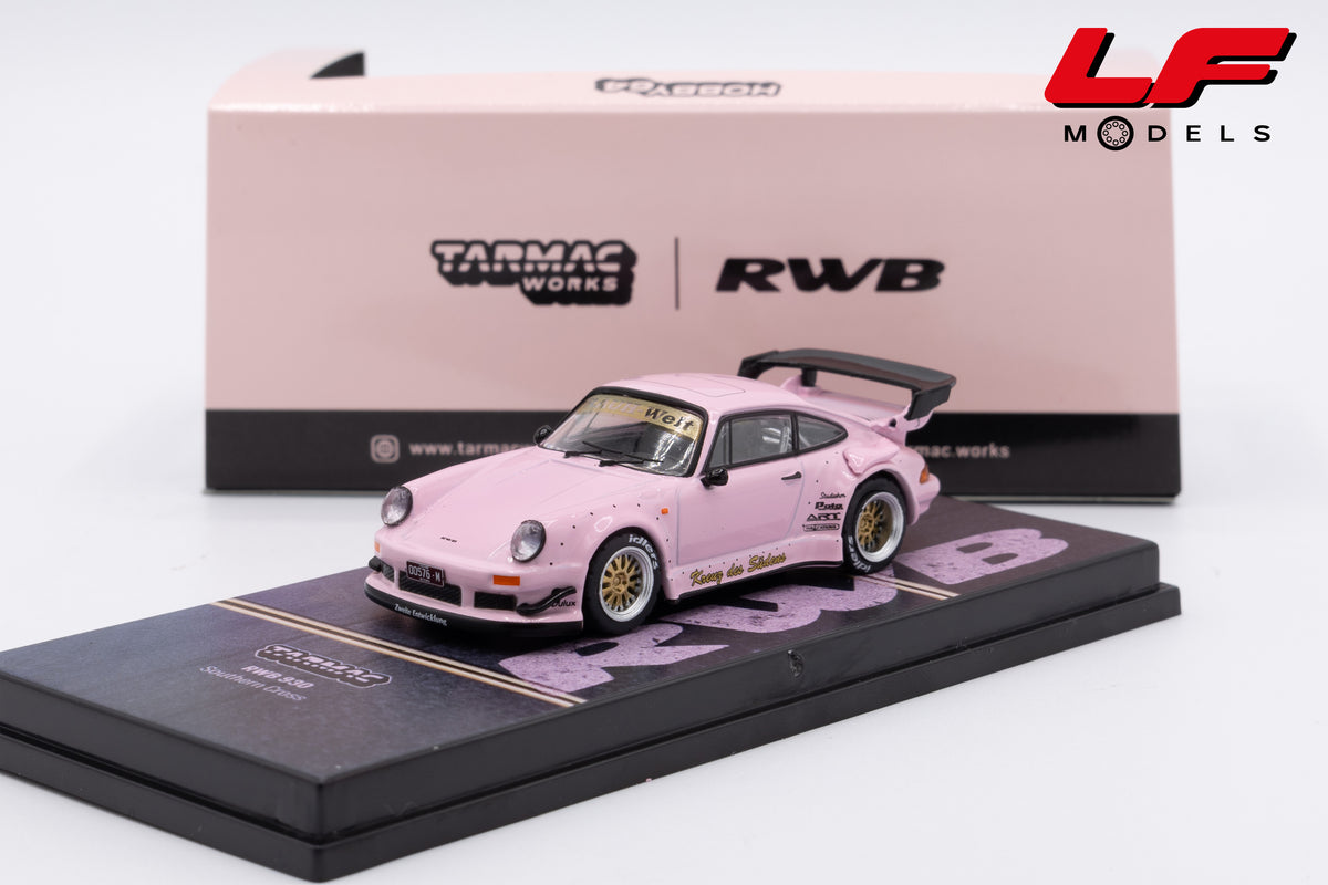 modellino porsche rwb 930 tarmac 1:64 T64-TL015-SC vista frontale