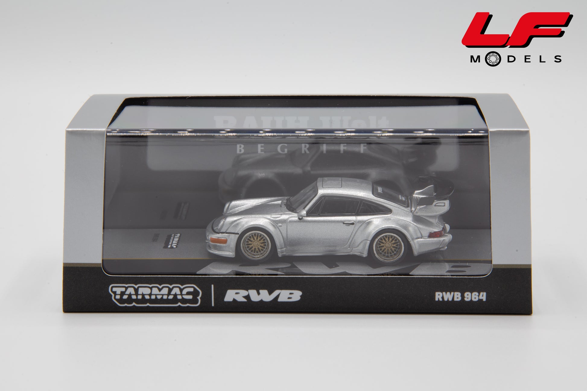 modellino porsche 964 rwb tarmac 1:64 scatola