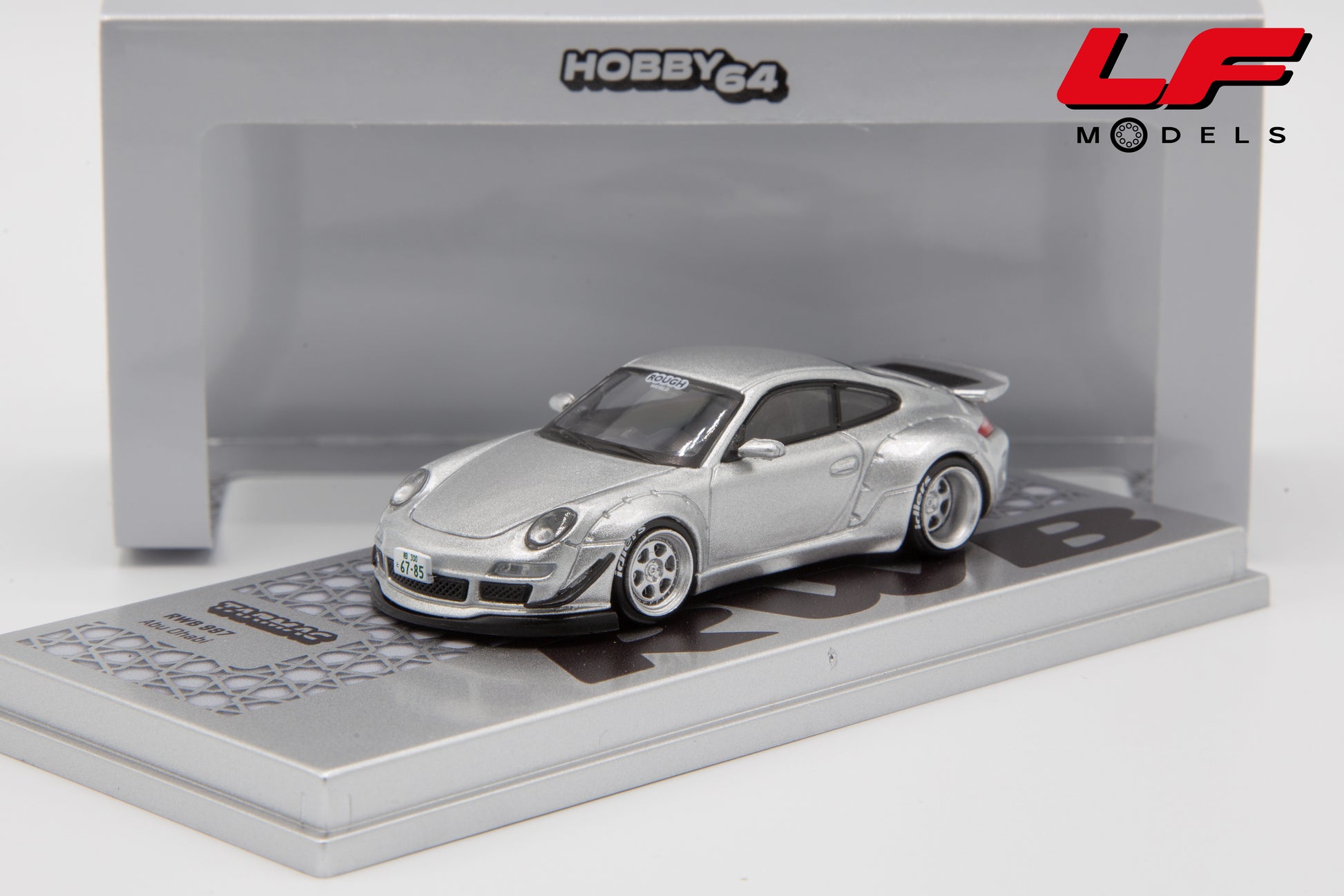 modellino porsche rwb 997 tarmac 1:64 frontale