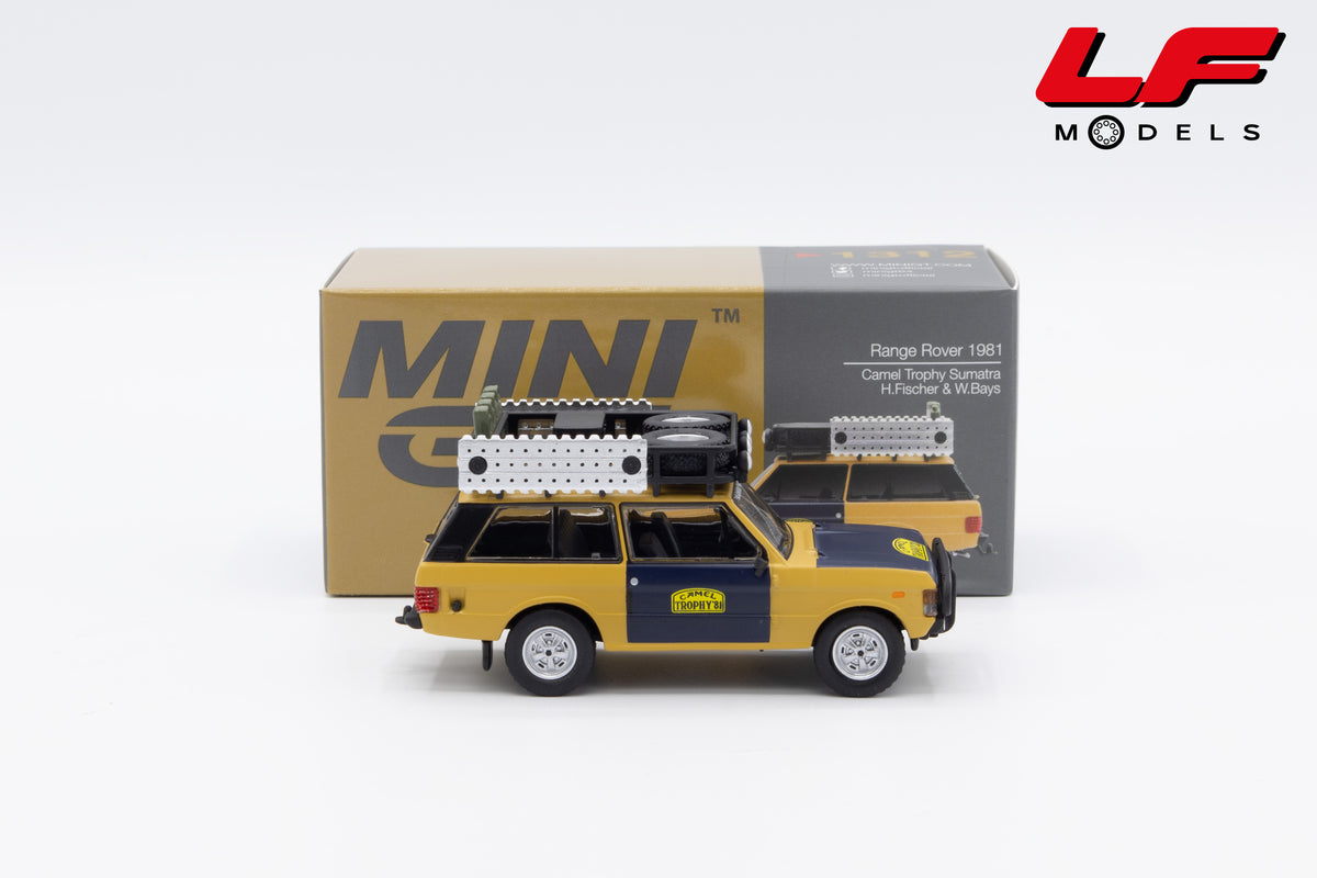 modellino range rover camel trophy mini gt 1:64 MGT01312-L vista laterale