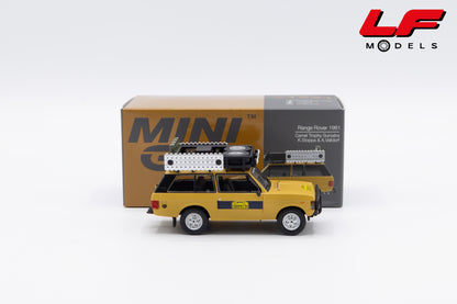 modellino range rover camel trophy mini gt 1:64 MGT01221-L vista laterale