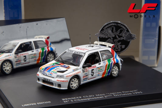 modellino renault clio maxi rally universal hobbies 1:43 frontale