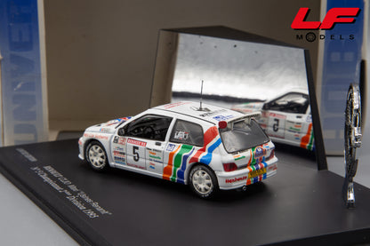 modellino renault clio maxi rally universal hobbies 1:43 posteriore