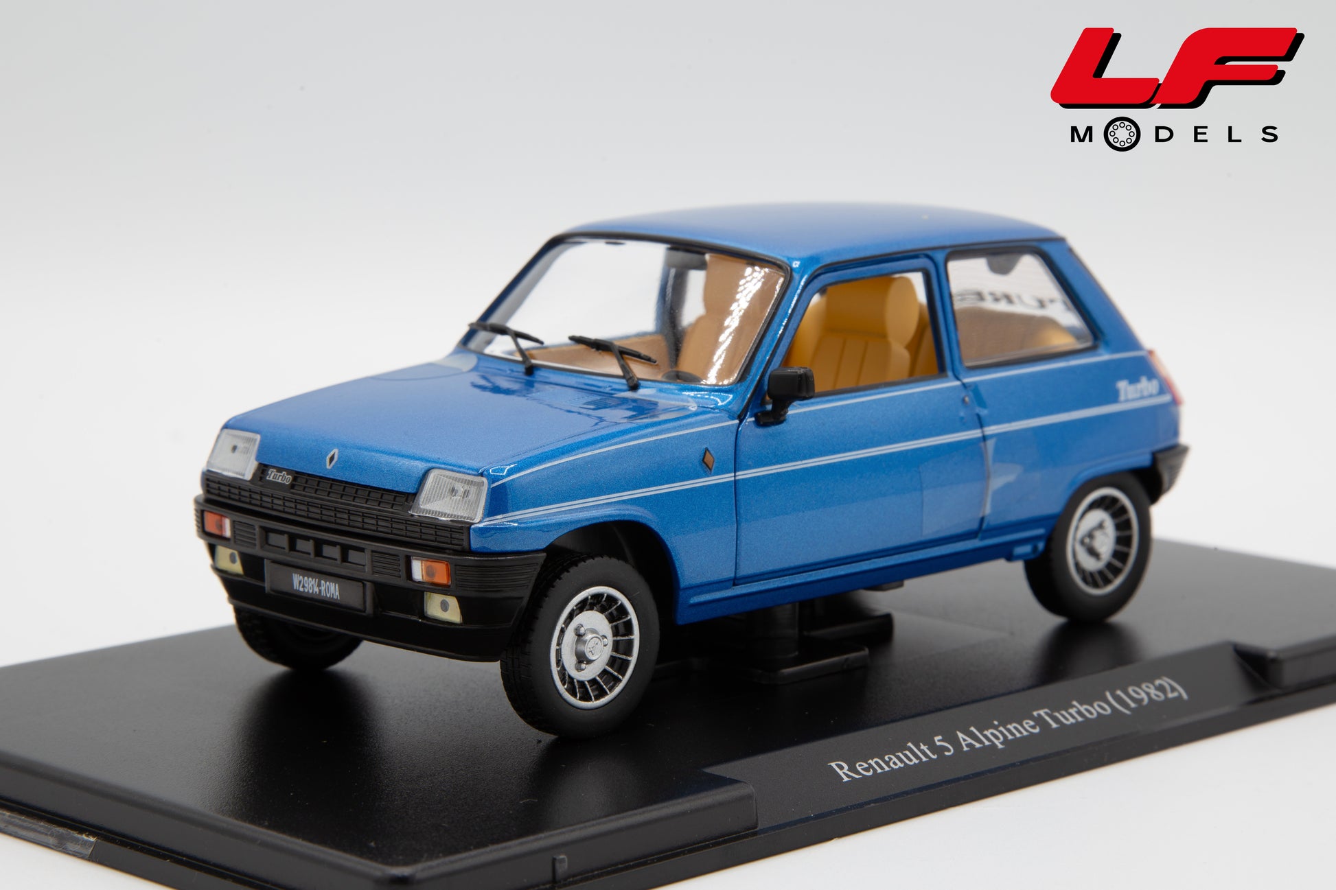 modellino renault 5 alpine edicola 1:24 vista frontale